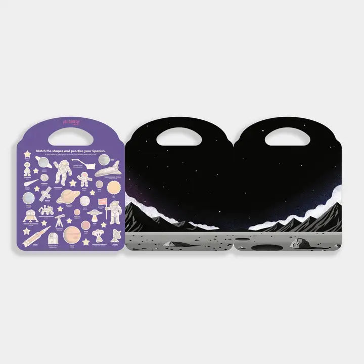 BSP Sí Sabo Galaxy: A Bilingual Reusable Sticker Play Set - - Stickers - Feliz Modern