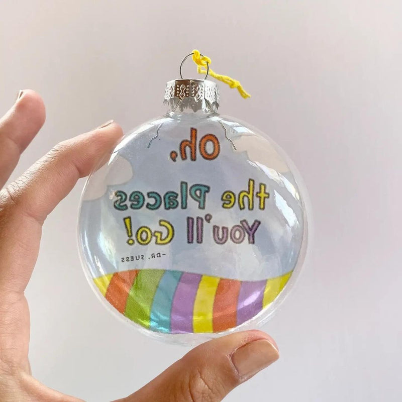 SLAC* Places You'll Go Ornament - - Christmas - Feliz Modern