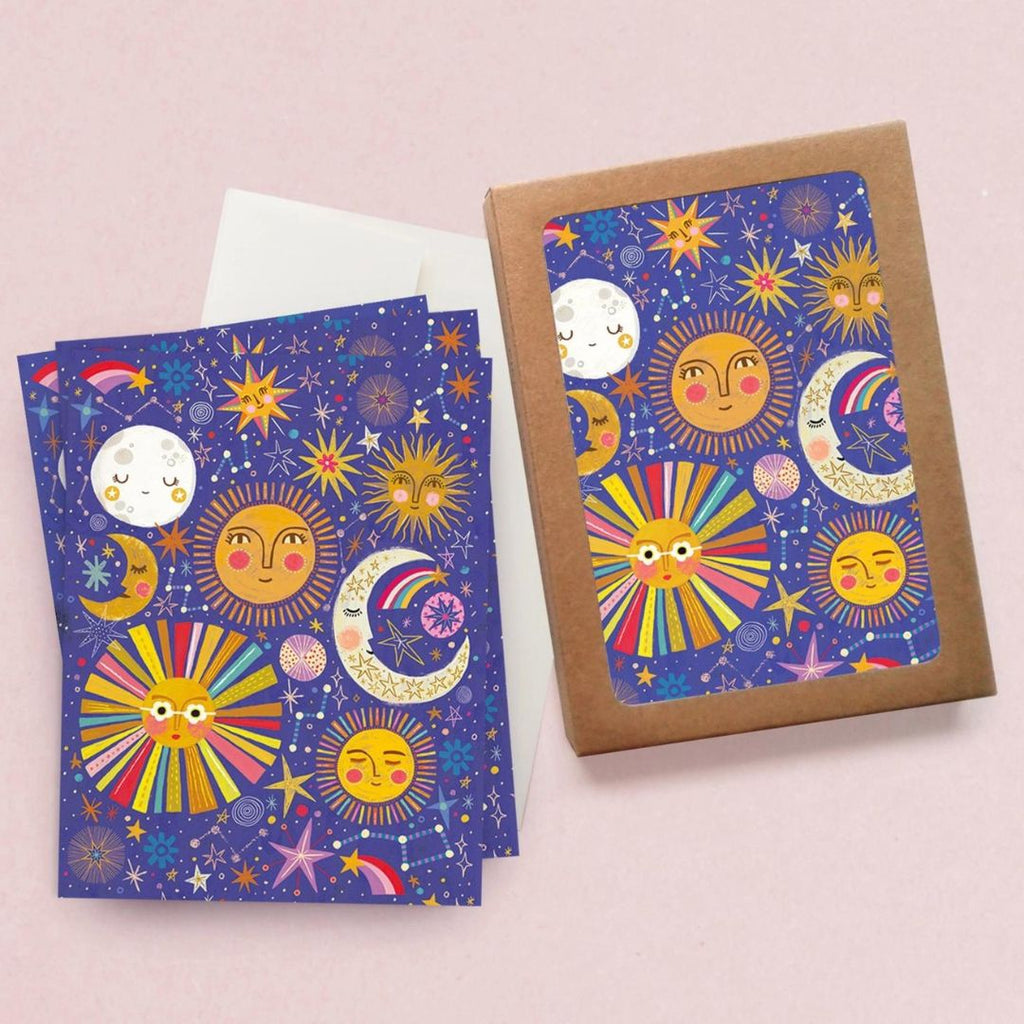 Moon Note Cards BYSF Sun & Moon Notecard Set – Feliz Modern
