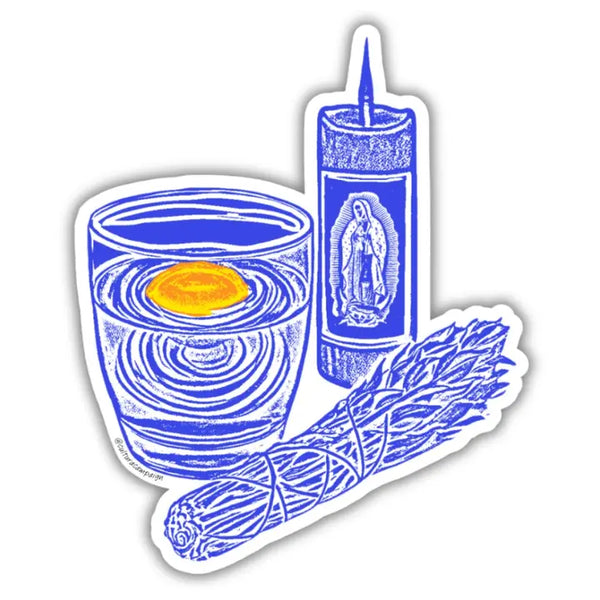NAT Limpia Sticker - Blue - Stickers - Feliz Modern