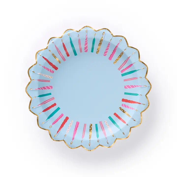 PPA Birthday Wishes Dessert Plate Set - - Party Supplies - Feliz Modern
