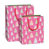 RCC Polka Dot Christmas Tree Gift Bag - - Gifting Supplies - Feliz Modern