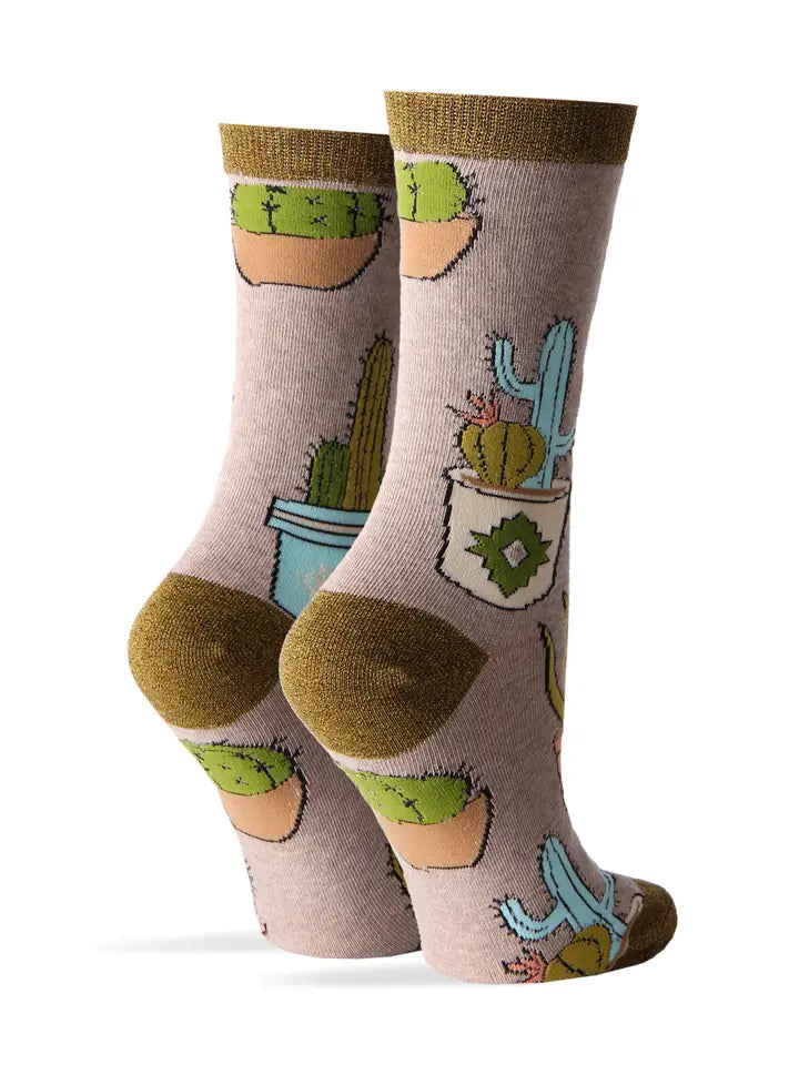 OHYS Cactus Women's Crew Socks -  - Socks - Feliz Modern