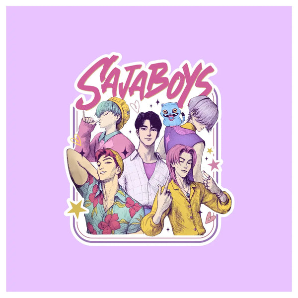 SOS Boys Kpop Sticker - - Stickers - Feliz Modern