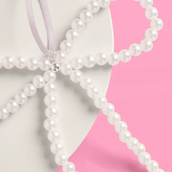 XOF Pearl Bow Ornament