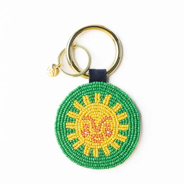 IKA Sun & Checkered Bag Charm