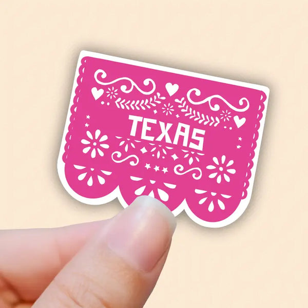 LLTN Pink Texas Sticker - - Stickers - Feliz Modern