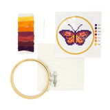 KKLD Mini Cross Stitch Butterfly - - Arts & Crafts - Feliz Modern