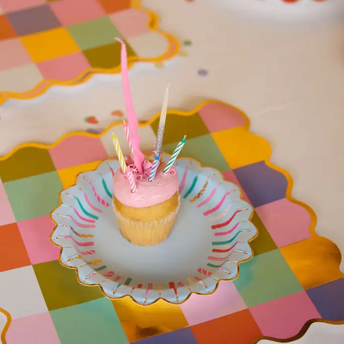 PPA Birthday Wishes Dessert Plate Set - - Party Supplies - Feliz Modern