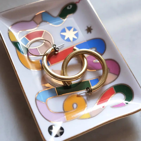 IDL Rainbow Snake Trinket Dish - - Decor Objects - Feliz Modern