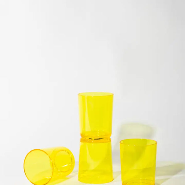 ELAO Yellow Acrylic Cup Set - - Drinkware - Feliz Modern