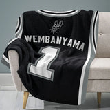 UNCB Wembanyama Blanket - - Pillows & Throws - Feliz Modern