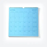 NCS 2027 Risograph Wall Calendar - - Office & Stationery - Feliz Modern