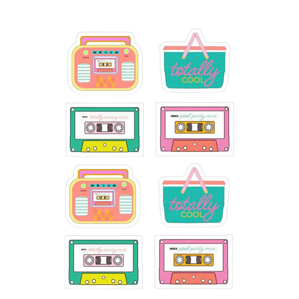 KAC* Totally 80's Sticker Sheet -  - Stickers - Feliz Modern