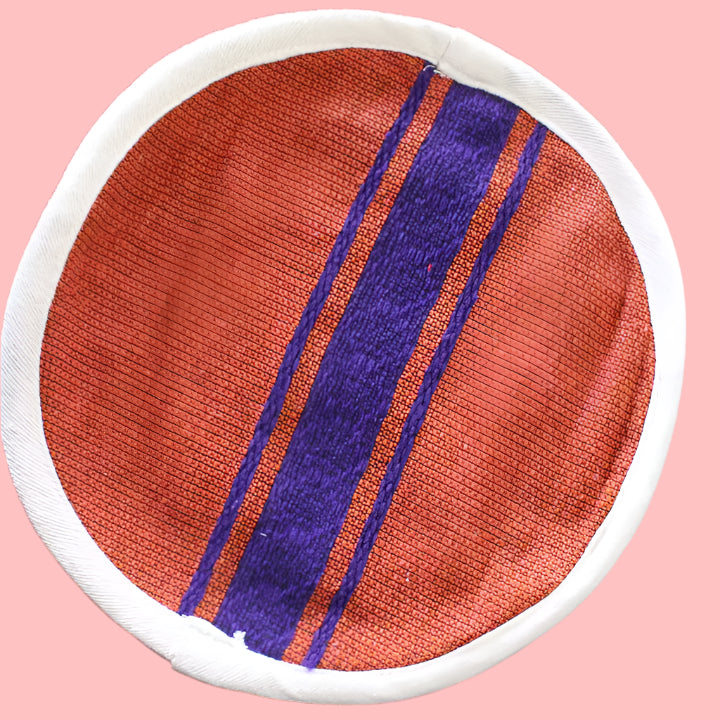 SIDR Oaxacan Tortilla Warmer - Orange & Purple - Serveware - Feliz Modern