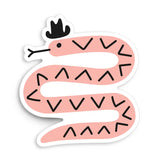YDGS Snake Sticker - Pink - Stickers - Feliz Modern