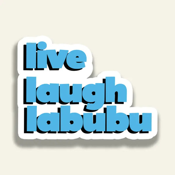 CDC Live, Laugh Bubu Sticker - - Stickers - Feliz Modern