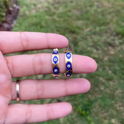 THD Evil Eye Hoops - - Earrings - Feliz Modern