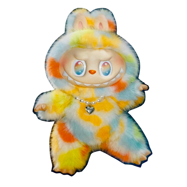 LBB Orange Energy Monster Sticker - - Stickers - Feliz Modern