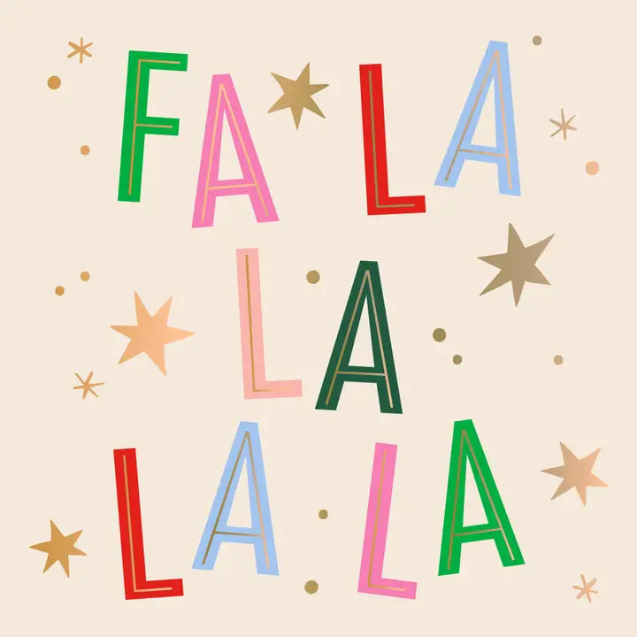 SOSS Fa La La Napkins - - Christmas - Feliz Modern