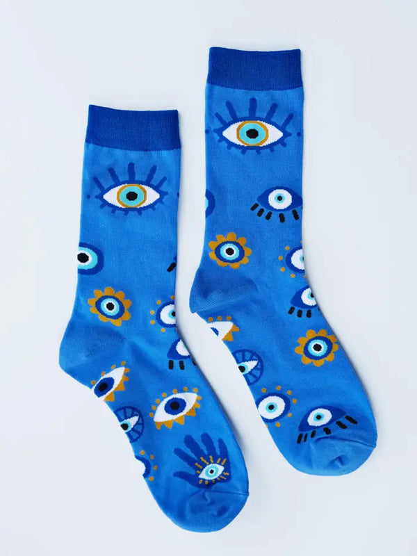 IDL Evil Eye Socks - - Socks - Feliz Modern