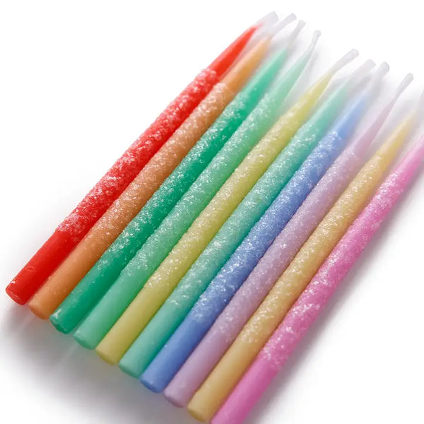 PPA Rainbow Birthday Candles - - Party Supplies - Feliz Modern