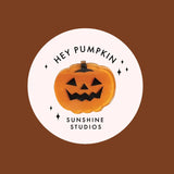 SNST Pumpkin Mini Hair Clip