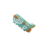 TPLY Western Cowboy Boot Hair Claw - Turquoise - Hair Accessories - Feliz Modern