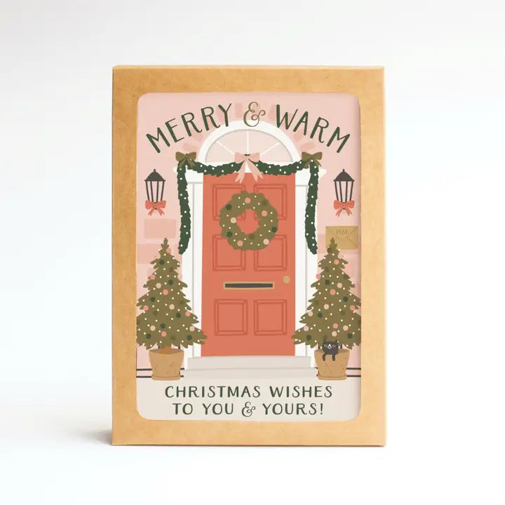 ONKS Merry & Warm Christmas Cards Box Set - - Christmas - Feliz Modern