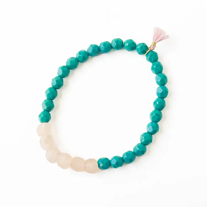 *NPT Beaded Bracelet - Turquoise - Bracelets - Feliz Modern