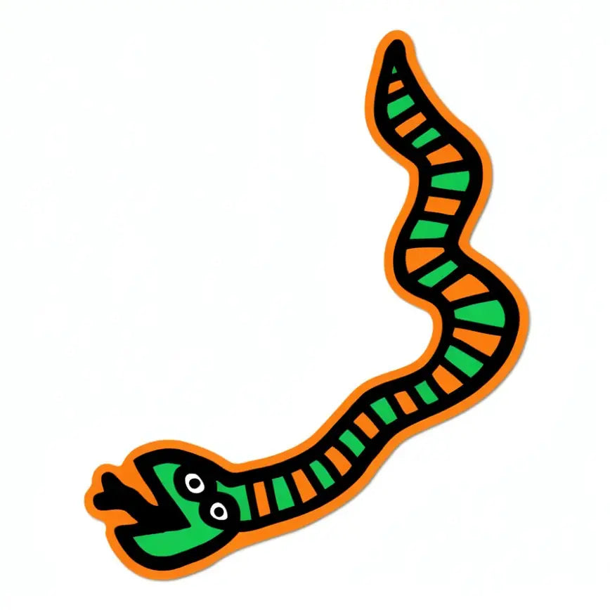 Large Object Under A Rug APPS Big Pop Shop Snake Sticker – Feliz Modern