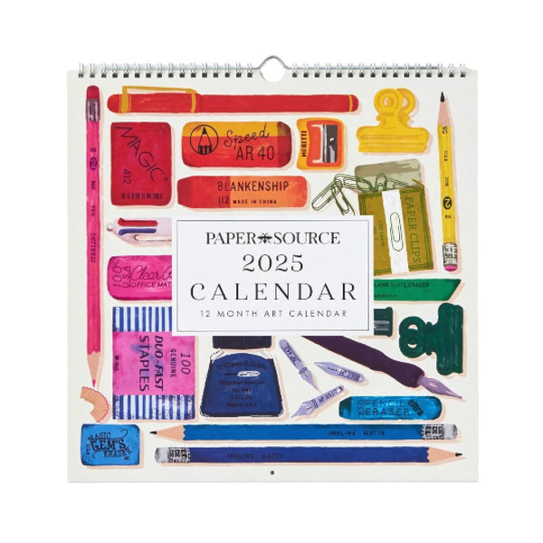 PPSW* 2025 Art Grid Wall Calendar - - Office & Stationery - Feliz Modern