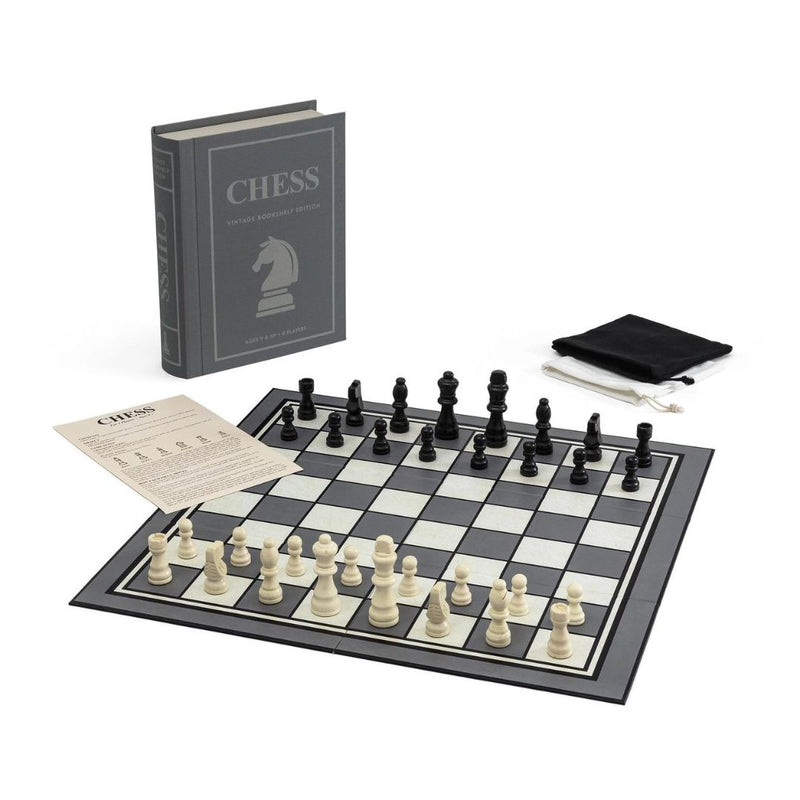 WSGC Vintage Chess Game Bookshelf Edition -  - Games - Feliz Modern