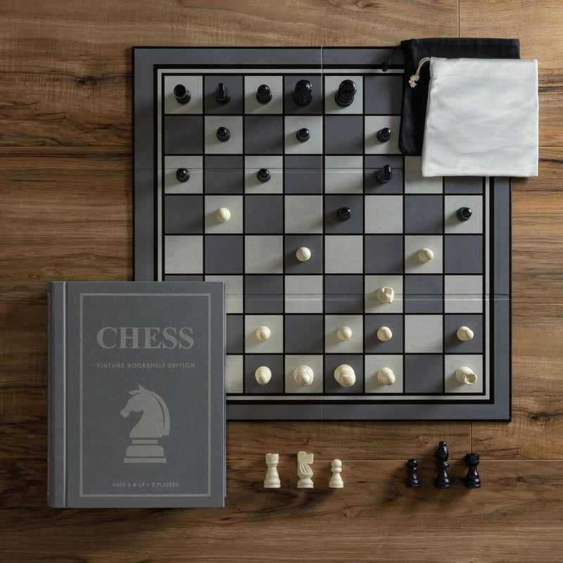WSGC Vintage Chess Game Bookshelf Edition -  - Games - Feliz Modern