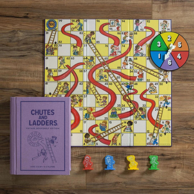 WSGC Vintage Chutes & Ladders Game Bookshelf Edition -  - Games - Feliz Modern