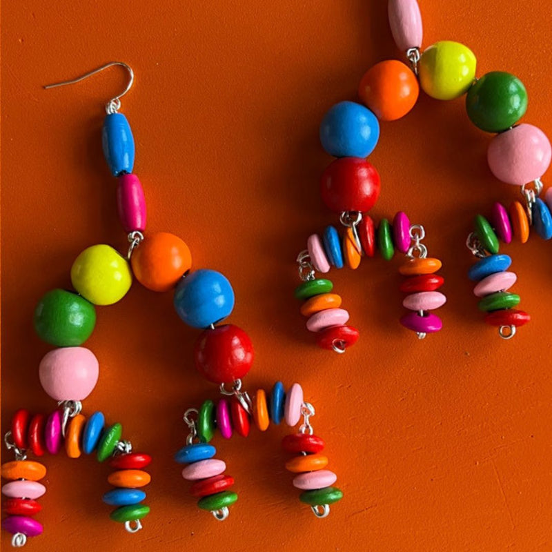MUYF Colorful Mega Archie Earrings -  - Earrings - Feliz Modern
