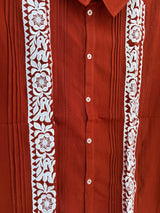 CGCA Terracota Men's Guayabera - - Clothing - Feliz Modern