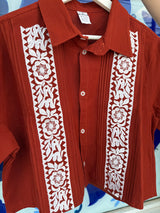 CGCA Terracota Women's Guayabera - - Clothing - Feliz Modern