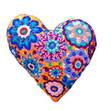 DAI Heart Floral Pillows - Yellow - Pillows & Throws - Feliz Modern