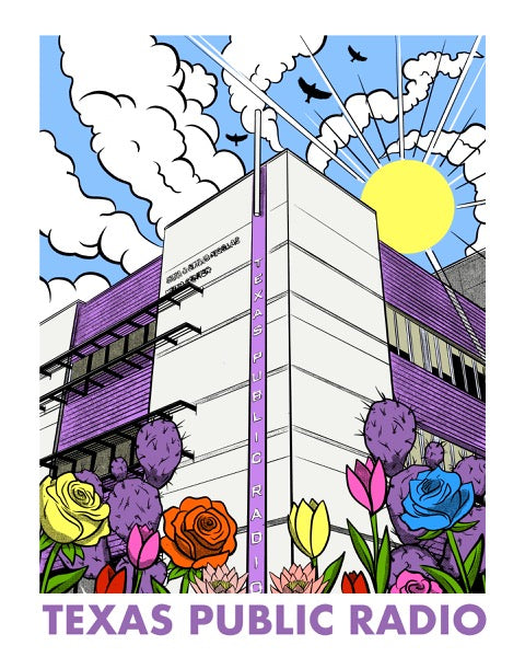TPR Texas Public Radio Art Poster - - Art - Feliz Modern