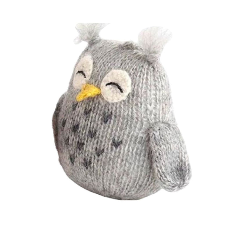 MECN Tufted Owl Ornaments - Gray - Christmas - Feliz Modern