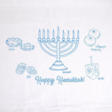 GCT Hanukkah Tea Towel -  - Tea Towels & Napkins - Feliz Modern