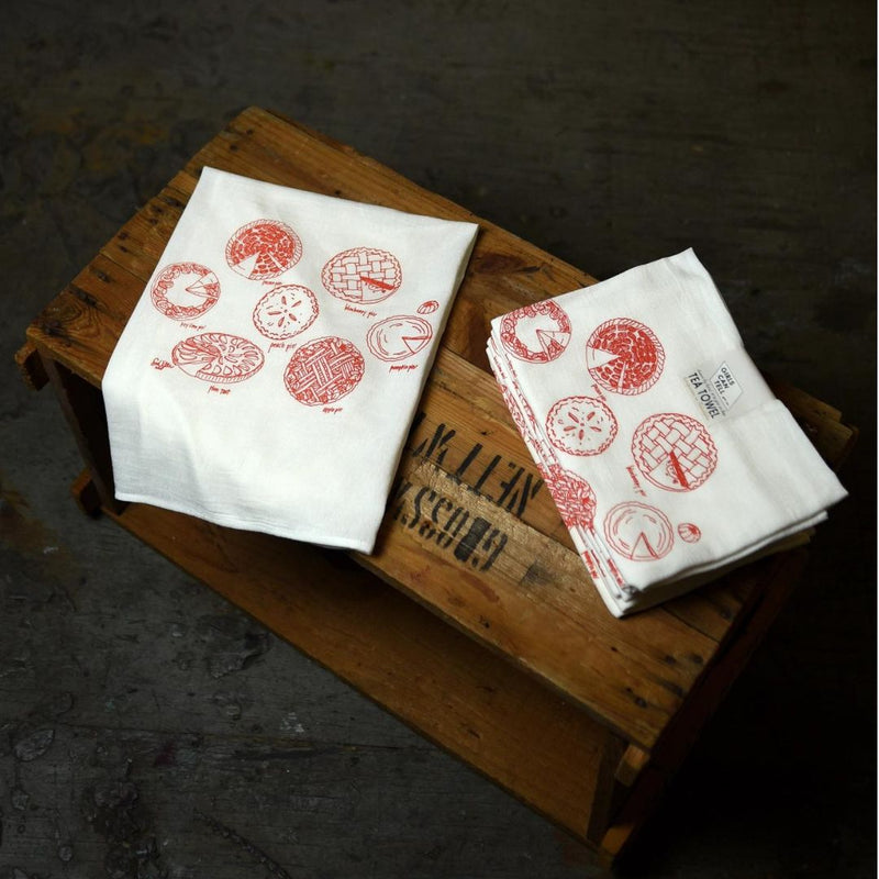 GCT Holiday Pies Tea Towel -  - Tea Towels & Napkins - Feliz Modern