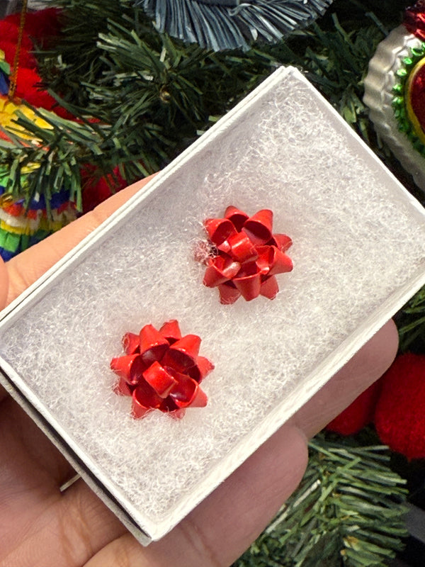 SNST Holiday Bows Earrings - Red - Sunglasses - Feliz Modern