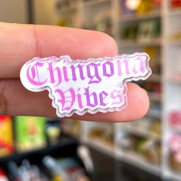 VT* Chingona Vibes Pin -  - Pins & Patches - Feliz Modern