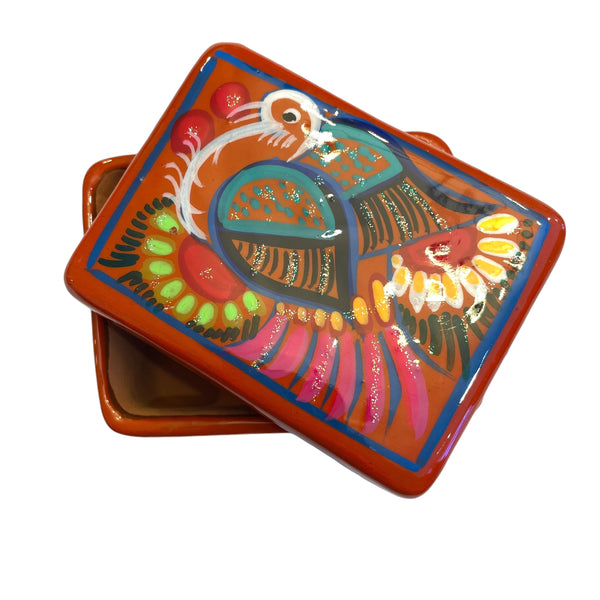 AAES Ceramic Trinket Box - orange - Decor Objects - Feliz Modern