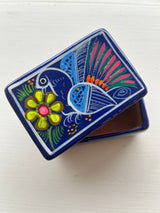 AAES Ceramic Trinket Box - Navy - Decor Objects - Feliz Modern