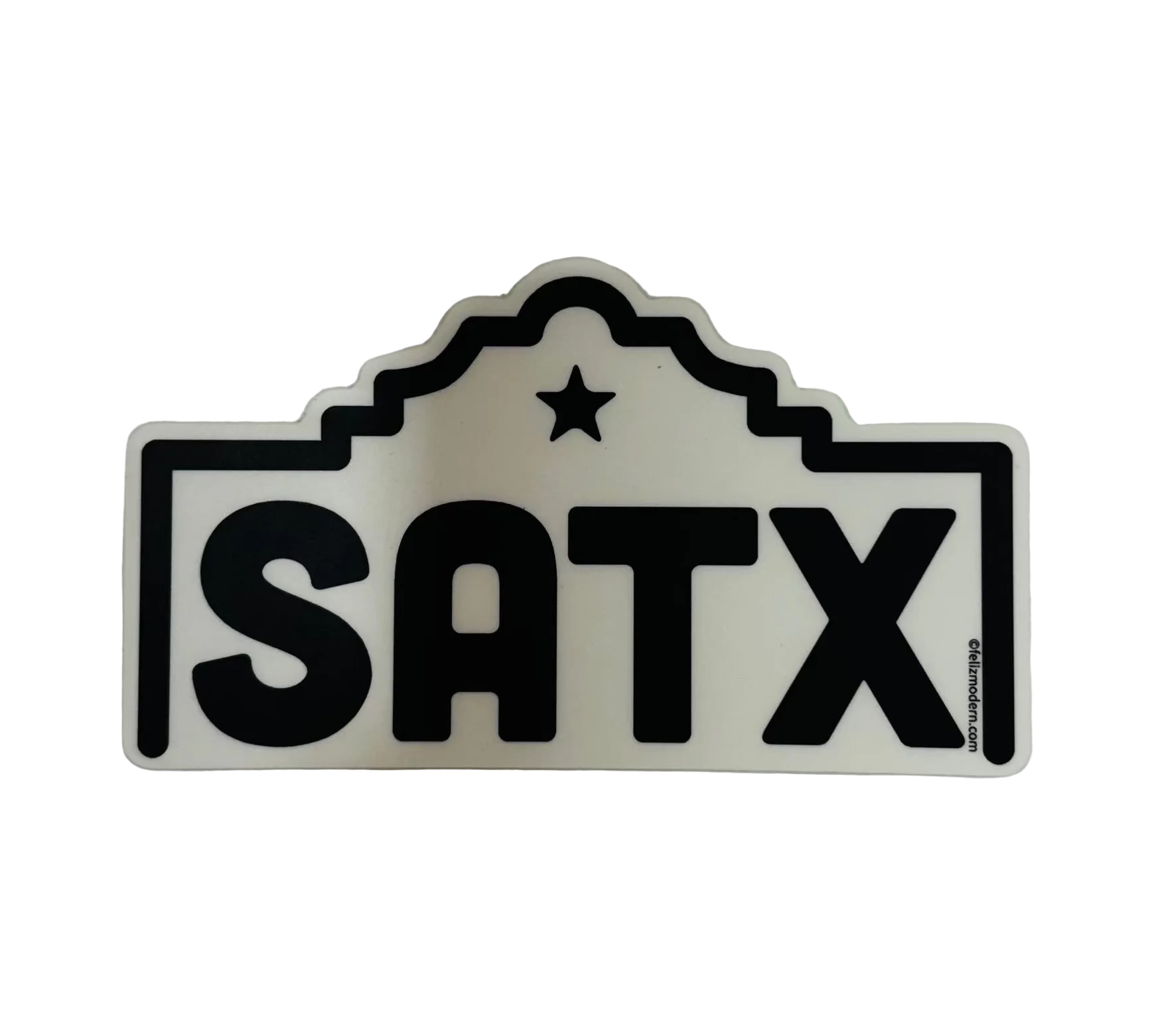 FMD SATX Alamo Sticker – Feliz Modern