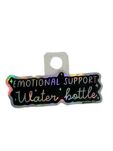 FFMW Emotional Support Bottle Sticker - black/silver - Stickers - Feliz Modern