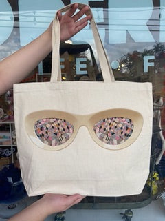 KO Psychedelic Sunnies (Pale Pink) Tote Bag
